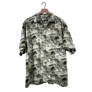 Tommy Bahama Vintage Silk Hawaiian Shirt Med